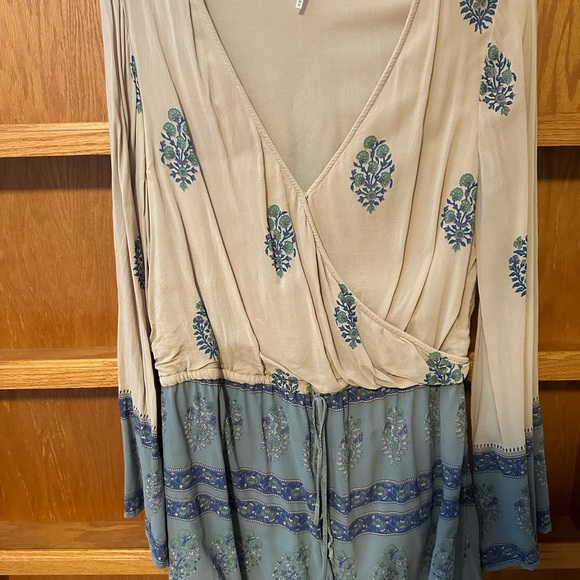 Free People long sleeve boho romper - Picture 4 of 5